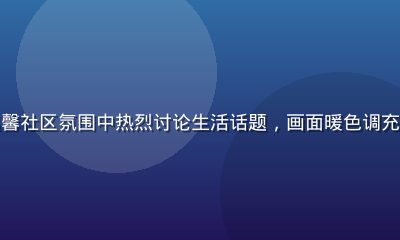 海角社区用户在温馨社区氛围中热烈讨论生活话题，画面暖色调充满人情味与真实感